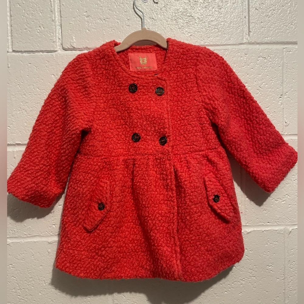 Paco Rabanne Girls Wool Coat size 5